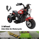 🏍️Electric Dual Drive 3-Wheel Ride-On Motorcycle for Kids - Red
