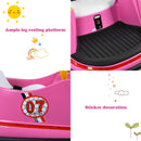 Pink 6V Remote Control Bumper Car for Kids with 360° Spin Capability