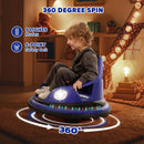 Kids' Electric Bumper Car with Parental Remote Control and Bluetooth, 12V, 1.9MPH Max