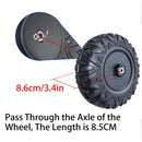 33CM/13'' EVA Solid Compound Tires for Power Wheels Ride-On Cars - 2 Pack