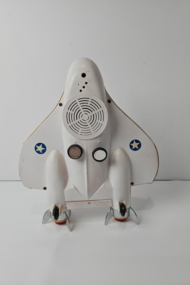 Working US Air Force Super Jet Fighter F-125 Mekka Solid State AM Radio Vintage Model