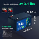 15Ah 12V Lifepo4 Battery Upgrade for Power Wheels Ride-On Toys