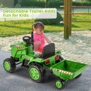 Tractor Eléctrico de 12V con Remolque y Control Remoto para Niños de 3 a 6 Años