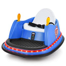 12V Remote Control 360° Spinning Bumper Car for Kids - Blue