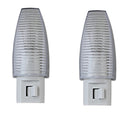 Pair of UL Certified Night Lights with On/Off Switch and Transparent Top