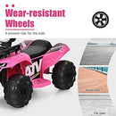 6V Battery-Powered Electric Kids ATV Quad with Storage