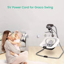 Graco DuetSoothe & Simple Sway Baby Swing 5V Power Charger - White