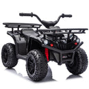 24V 160W Off-Road Ride-On ATV for Kids with Crash Bars, LED Lights, and Bluetooth Music