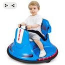 Electric 12V Blue Bumper Car for Kids and Toddlers with 360° Spin Feature