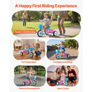 Adjustable Seat Toddler Tricycle with Storage Basket for Ages 2 to 5