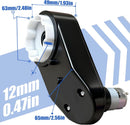 2Pack WW-4 12V RS390 16000RPM Motor Gearbox for Power Wheels Upgrade and Repair