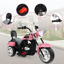 Pink 3-Wheel Chopper Trike for Kids with Headlight and Horn