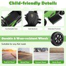 Transformable Green Lamborghini Ride-On Stroller with Sounds