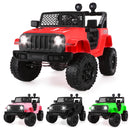 Electric Kids Ride-On Jeep Car with 12V/24V Power Wheels, Music, and Remote Control
