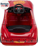 Huffy Cars Lightning McQueen 6V Electric Ride-On with Realistic Engine Sounds for Kids 3-7