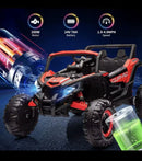 24V Children's Ride-On UTV with Remote Control, LED Lights, and Music Features