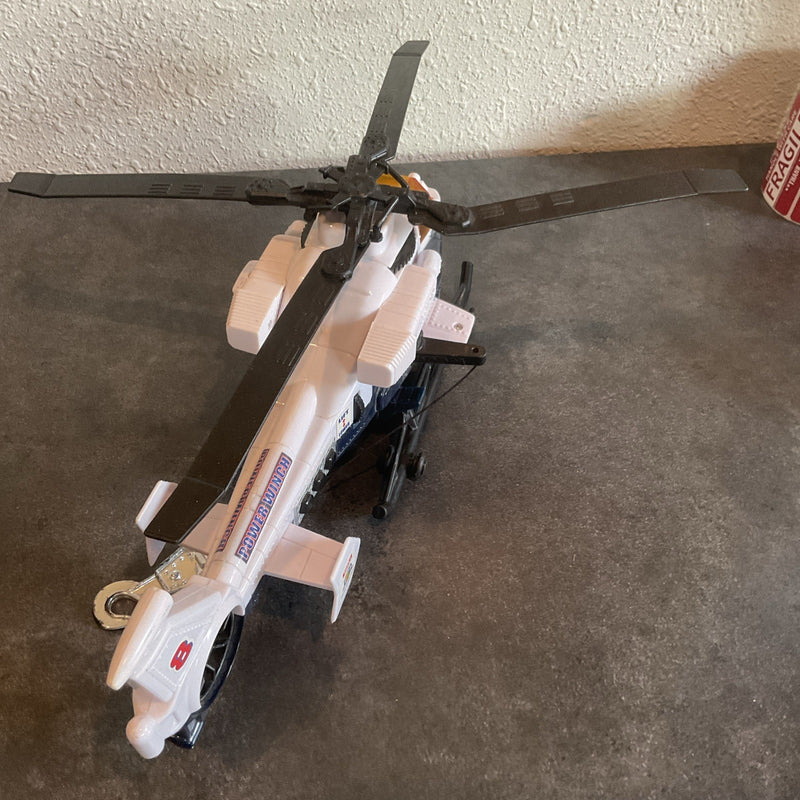 Motorized Mighty Police Helicopter Toy with Working Features