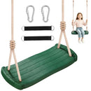Durable Green Kids Swing Seat for Weathers and 264lbs Capacity