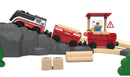 Motorized Train Set for Wooden Tracks, Ideal for Toddlers Ages 3 and Up