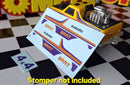 💦 Waterslide Decals for Yellow Subaru Brat Schaper Stomper 4x4 Truck