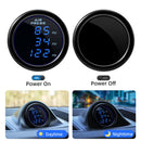 Triple Digital Air Pressure Gauge 2-1/16" 0-220 PSI for Car Suspension