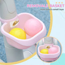 Pink No-Pedal Balance Bike for Toddlers Aged 1-3, with Adjustable Seat and Silent Wheels