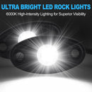 24 White LED Rock Light Pods for Trucks and Off-Road Vehicles