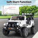 12V Dual-Seater Kids Ride-On Truck with Remote Control, LED Lights, and MP3 Player