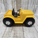 Retro Yellow Battery-Powered Fancy Buggy Kit with Unused Stickers