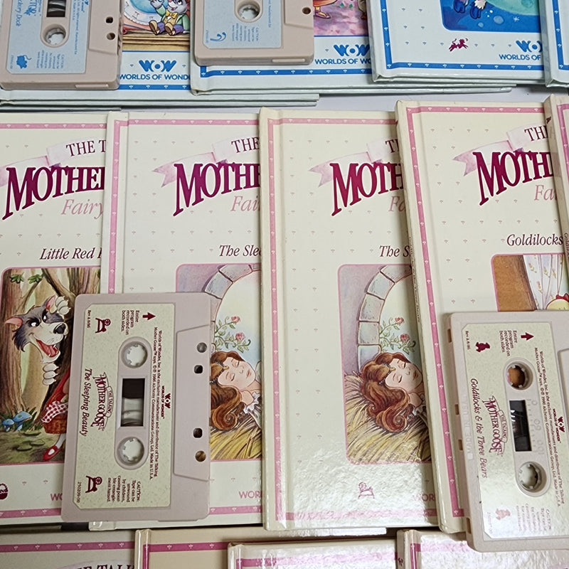 Talking Mother Goose Collection with 12 Cassettes, 22 Books, and Clothing Set