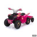 TOBBI 6V Kids ATV Ride-On Toy with Music - 42x16x19 inches Plastic Vehicle