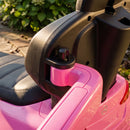 Licensed Mercedes-Benz 4-in-1 Toddler Push Car with Handle in Pink