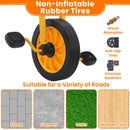 WOGDKS Metal Tricycle for Kids 3-6 Years with Airless Rubber Tires