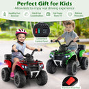 6V Children's Ride-On ATV with Music, Spray Feature, USB Port, and Storage Box