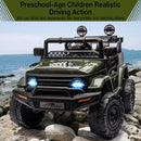 Spring Green 12V Kids' Electric Ride-On Truck with Remote Control