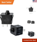 Set of 2 Plunger Style Foot Pedal Switches for 12V and 6V Power Wheels