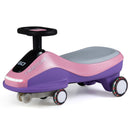 Flashing Wheel Ride-On Car with Front Light and Music Speaker for All Environments