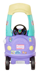 Bluey Grandma's Coupe Ride-On Toy with Accessories for Children Ages 1.5 to 5