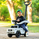 Durable Push Car for Toddlers Aged 1 to 3 with Backrest and Safety Bar