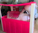 Large Ride-On UNICORN with Coordinating Barn - Perfect for Kids' Celebrations!