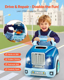 Interactive 60-Piece Kids Car Mechanic Workshop Set with Lights and Sounds