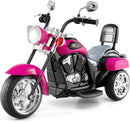 Battery-Operated 6V Chopper Motorcycle for Kids with Horn and Headlight