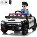 12V Kids Police Car Ride-On Toy with Remote Control