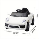 Remote Control Electric Ride-On Car for Kids with Swing, MP3 Player, and LED Lights
