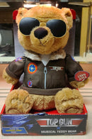 Top Gun Plush Teddy Bear with Musical Danger Zone Theme