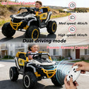 12V Electric Kids Ride-On Truck with Remote, 2-Seater UTV and Music Player