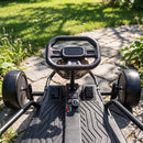 Qaba 24V Dual Motor Electric Drift Go Kart for Children Aged 6 and Up, Gray