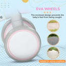Pink No-Pedal Balance Bike for Toddlers Aged 1-3, with Adjustable Seat and Silent Wheels