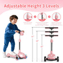 Kid-Friendly Electric Scooter with Triple LED Wheels, Safe 5MPH Speed, and LCD Display