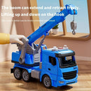 Bright Yellow Mini Crane Toy with Lights for Kids